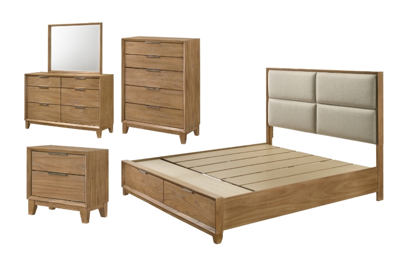 Picture of BRYDEN Bedroom Combo Set - 5PC Queen