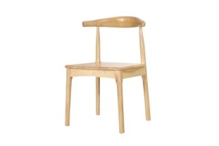 Picture of HORN Solid Wood Dining Chair (Natural Color) - Each