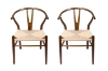 Picture of WISHBONE Solid Beech Wood Y Replica Chair (Walnut) - Each