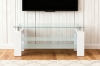 Picture of HORIZON Glass TV Stand (White)