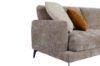 Picture of [FLOOR MODEL CLEARANCE] PALERMO Fabric Facing Right Sectional Sofa (Brown) 