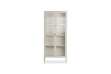 Picture of [FLOOR MODEL CLEARANCE]  STARK Steel Frame 2-Door Glass Display Cabinet (Cream) 