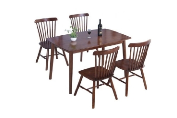 Picture of WINDSOR 59" 5PC Solid Wood Dining Set