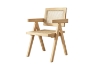 Picture of CHANDIGARH Solid Wood Replica Armchair (Natural)