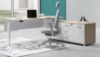 Picture of [FLOOR MODEL CLEARANCE] UP1 Executive L-Shape Height Adjustable Desk System - 180cm Long Desk (Drawers by the Left)