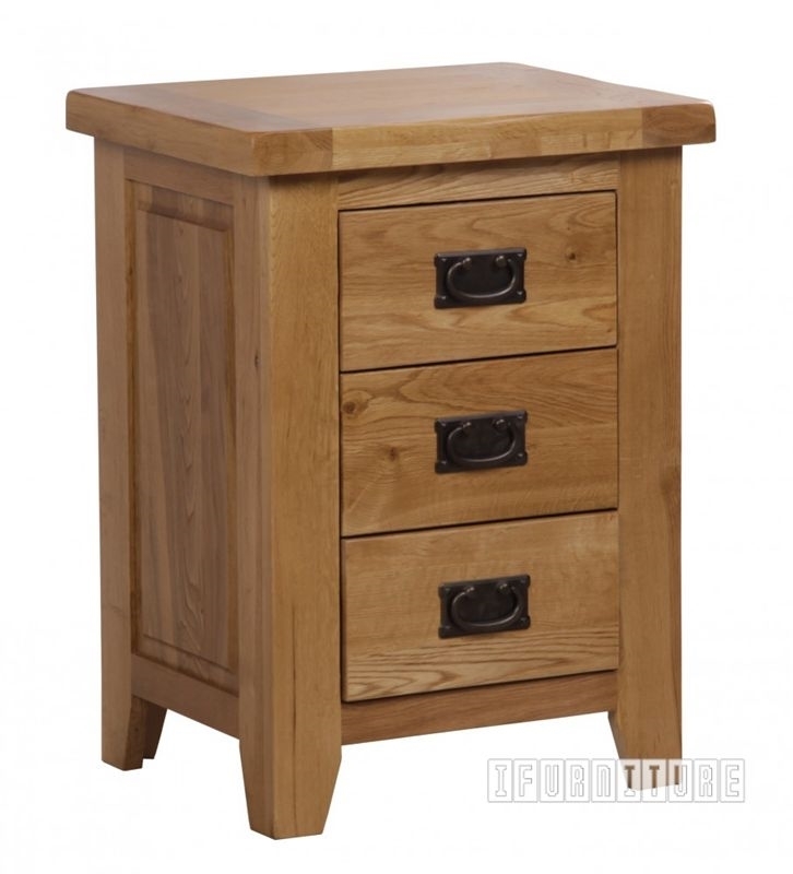 Picture of [FLOOR MODEL CLEARANCE] RIVERLAND Solid OAK Bedside Table