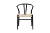 Picture of WISHBONE Solid Wood Y Replica Chair (Black) - 19.5"x22.5"x29.5"