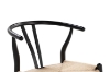 Picture of WISHBONE Solid Wood Y Replica Chair (Black) - 19.5"x22.5"x29.5"