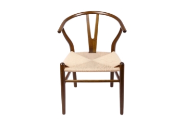 Picture of WISHBONE Solid Beech Wood Y Replica Chair (Walnut) - 19.5"x22.5"x29.5"