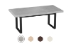 Picture of SYNERGYPLUS Modular Dining System - 63"/71"/78.5" Thick Table Top in 4 Colors with Square Metal Legs
