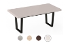 Picture of SYNERGYPLUS Modular Dining System - 63"/71"/78.5" Thick Table Top with 3 Different Leg Options (Champagne)