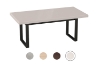 Picture of SYNERGYPLUS Modular Dining System - 63"/71"/78.5" Thick Table Top with 3 Different Leg Options (Champagne)