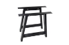 Picture of SYNERGYPLUS Modular Dining System - 63"/71"/78.5" Thick Table Top with 3 Different Leg Options (Champagne)