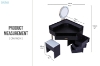 Picture of MAREN 4-Drawer Corner Dressing Table with LED Mirror & Power Station & Stool (Black) 