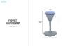 Picture of MOVI Height Adjustable 360° Swivel Self-Balancing Wobble Stool (Multiple Colours)