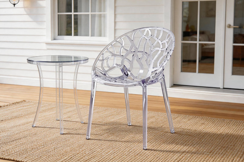 Picture of FLORA Stackable Transparent Chair