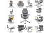 Picture of NEXO High Back Office Chair with Adjustable Headrest & Backrest, 8D Armrests and Seat Slider