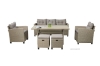 Picture of ALBANY 3+1+1 Wicker Dining Outdoor Sofa Set 
