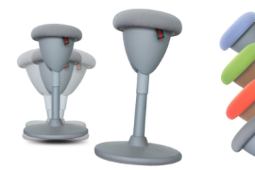 Picture of MOVI Height Adjustable 360° Swivel Self-Balancing Wobble Stool/Active Stool(Multiple Colours)