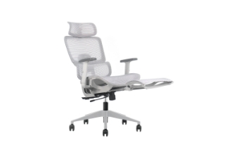 Picture of FLEXO Height Adjustable Mesh Seat Office Chair with Footrest (Grey)