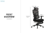 Picture of NEXEN High Back Office Chair with Adjustable Headrest, Lumbar Support, 3D Armrests and Seat Slider