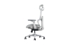 Picture of FLEXO Pro Height Adjustable Mesh Office Chair with Adjustable Headrest & Backrest, 5D Armrests and Seat Slider (Grey)