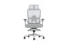 Picture of FLEXO Pro Height Adjustable Mesh Office Chair with Footrest (Grey)
