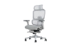 Picture of FLEXO Pro Height Adjustable Mesh Office Chair with Footrest (Grey)