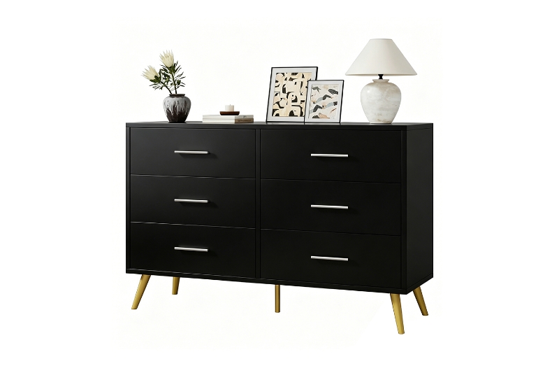 Picture of ELARA 6-Drawer Dresser/Storage Cabinet (Black)