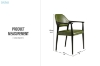 Picture of VOSS Solid Ash Wood Armchair - 2 Chairs in 1 Carton