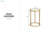Picture of LUXE D12" Side Table