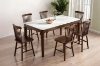 Picture of HARU Solid Wood Dining table with Sintered Stone Top  - 71"