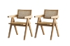 Picture of CHANDIGARH Solid Wood Replica Armchair (Natural)