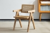 Picture of CHANDIGARH Solid Wood Replica Armchair (Natural) - 2 Chairs in 1 Carton