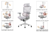 Picture of NEXEN Pro High Back Office Chair with Adjustable Headrest, Lumbar Support, 3D Armrests and Seat Slider
