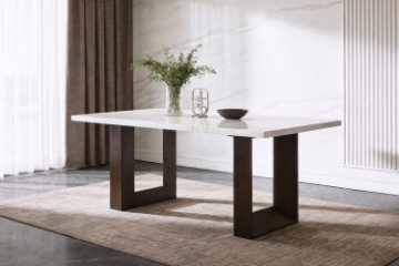 Picture of EDWYN 71" Marble Top Dining Table