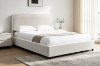 Picture of DOROTHY Fabric Bed Frame in Double/Queen/Eastern King Size (Beige)