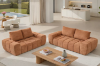 Picture of FABIEN 2-Seater Compressed Fabric Loveseat (Brown)