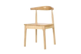 Picture of HORN Solid Wood Frame Dining Chair (Natural Color) - Each