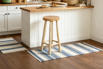 Picture of KOEN H29.5" Teak Wood Bar Stool