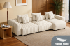 Picture of ROMINA Feather-Filled Modular Sectional Sofa Range  | Water, Oil & Dust Resistant Fabric