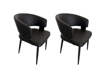 Picture of KALEM  Dining Chair (Black) - 2 Chairs in 1 Carton