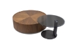 Picture of [FLOOR MODEL CLEARANCE] SKARA Genuine Walnut Veneer Round Nesting Coffee Table