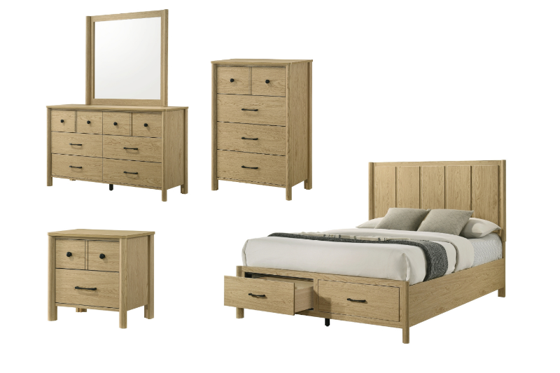 Picture of BECKETT Bedroom Combo Set - 5PC Queen Size