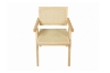 Picture of CHANDIGARH Solid Wood Replica Armchair (Natural)