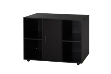 Picture of VANTRAX 1-Door Mobile Storage Cabinet/Printer Stand with Wheels