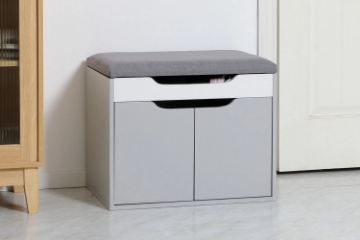 Picture of VENSO 2-Door Upholstered Shoe Bench