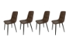 Picture of SAROTO Dining Chair (Dark Brown) - 4 Chairs in 1 Carton
