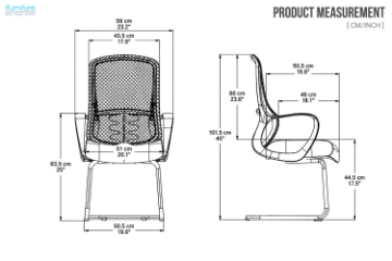 Picture of ZYLO High Back Cantilever Office/Visitor Chair
