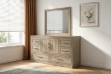 Picture of ELBRIM 6-Drawer Dresser with Mirror